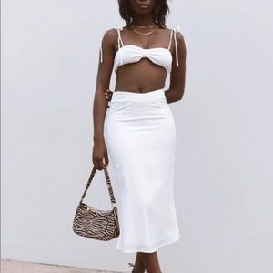 Princess Polly Ava set - White